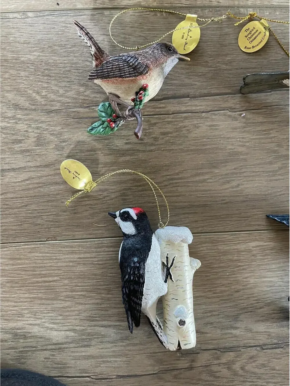 Danbury Mint The Song Bird Christmas Ornaments Box Of 12